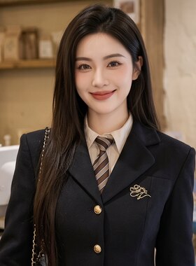 学院风收腰西装套装女春秋小个子加厚jk制服外套+a字百褶裙两件套