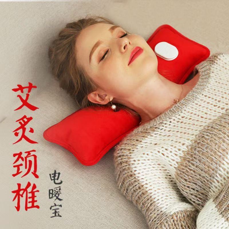 暖颈椎热水袋充电暖手宝加长暖水袋防爆热敷肚子被窝暖脚护颈神器
