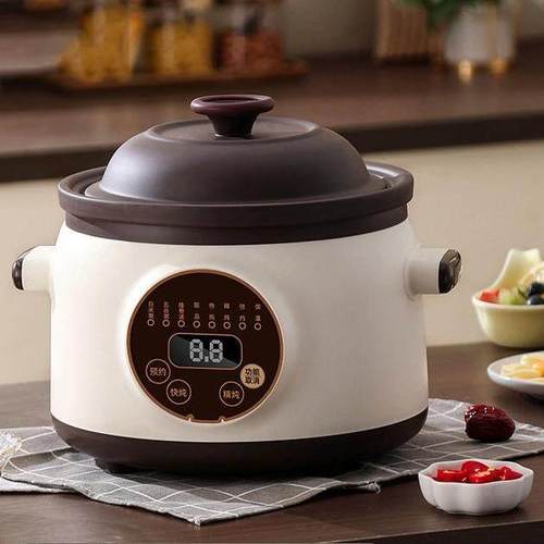 德国新款紫砂电砂锅家用小型多功能煲汤锅全自动预约陶瓷电炖锅