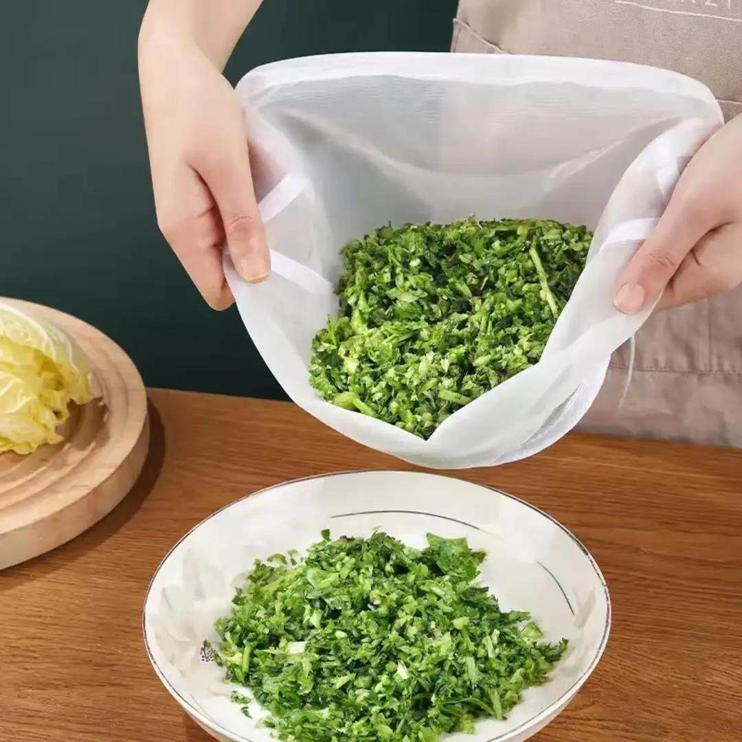 【福馅】元宝无品牌/型饺子挤水利器菜馅挤馅袋家用挤菜沥水袋过