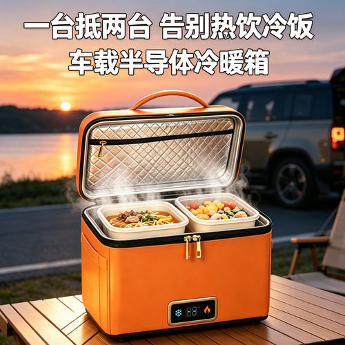 车载迷你小冰箱一人mini小型5L户外随身便携移动冷藏盒保暖恒温箱