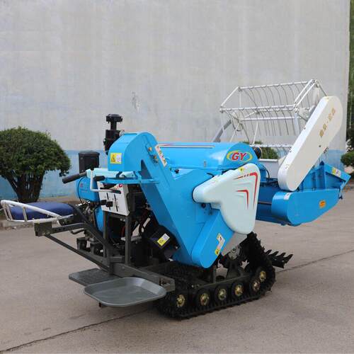 宏 鑫麦小区小联合收割HX-LH机 稻麦收割脱粒装袋机小块小麦地收