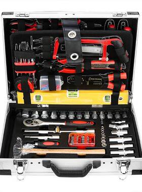 理19件套铝箱家用汽修组合工具处综合工具箱31783-139手动组合工