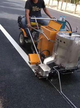 热熔划线一机热高速28746不干胶体划车设备线马路熔划线一体机