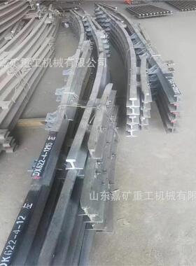 GSU机车辆通过左开道岔 车轨道线路连接左开岔 道D2K62-4-12左开