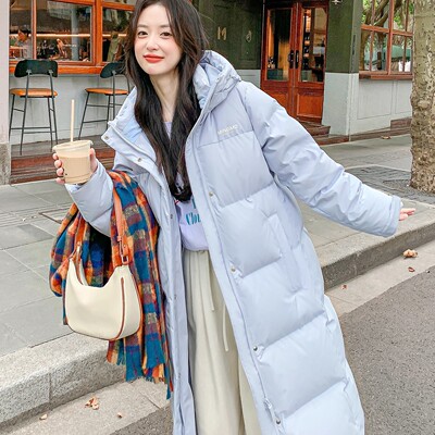 MM明摩女装长款羽绒服女冬长过膝情侣加厚90白鸭绒外套官方旗舰店