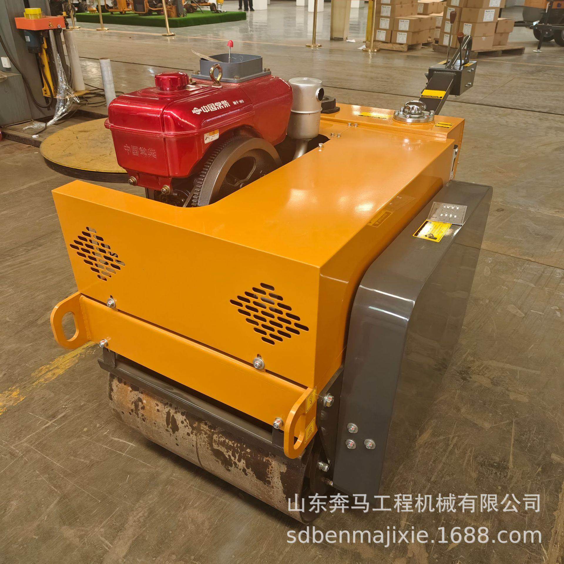 压S压DB786M现货手扶双轮路机轮宽00型小型压路机沟槽回6填振动实