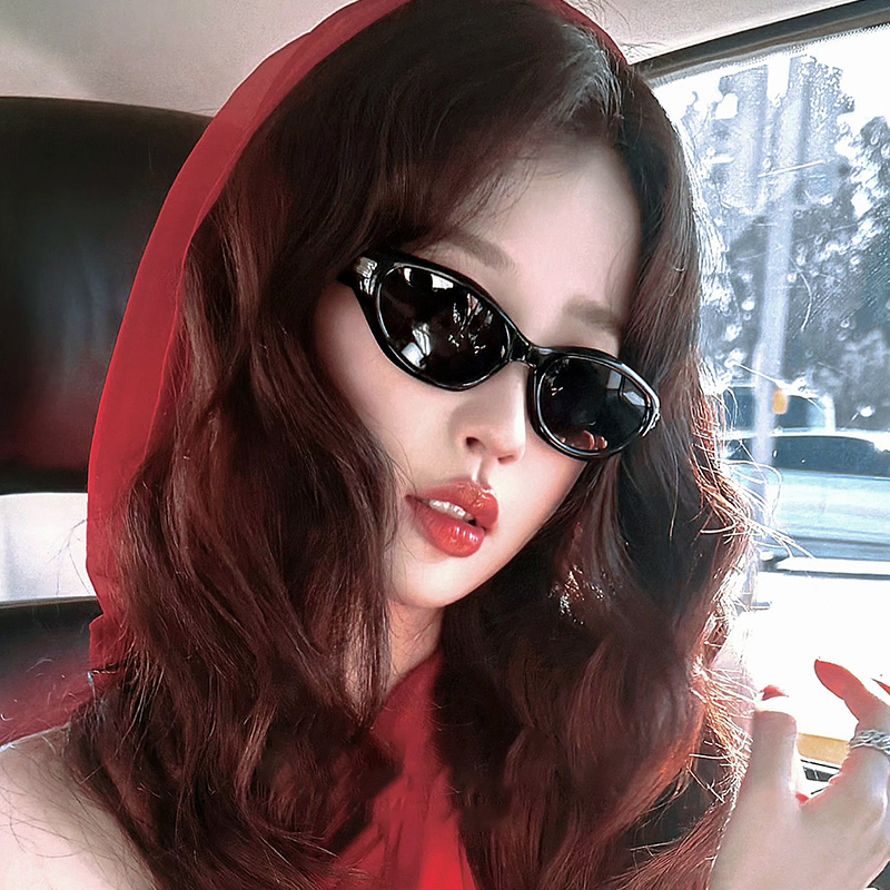 虞书欣同款时尚猫眼GM墨镜女2025新款高级感偏光太阳眼镜防紫外线