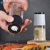 日本ASVEL胡椒研磨器研磨瓶手动 胡椒瓶 芝麻花椒粗盐调味瓶家用