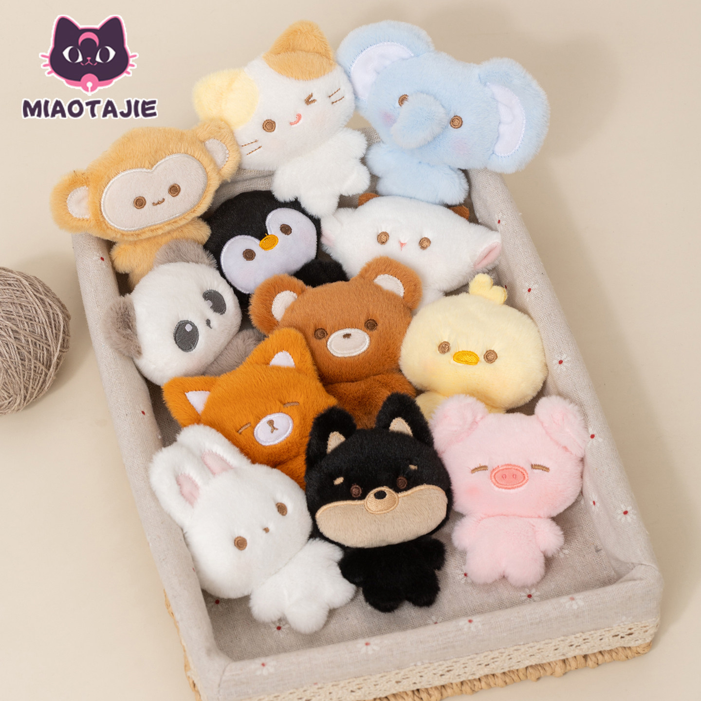 喵它姐原创胸针玩偶治愈创意衣服装饰品小羊小兔可爱挂件礼物