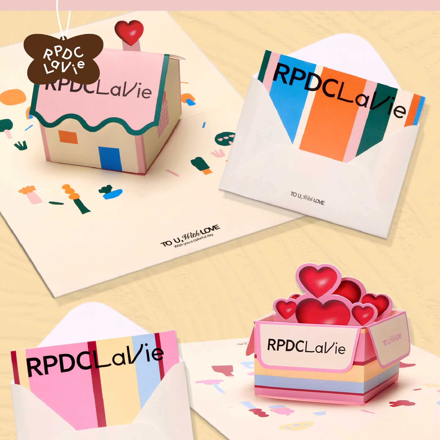 RPDCLaVie 送礼好物「心愿满满」 系列3D立体纸贺卡