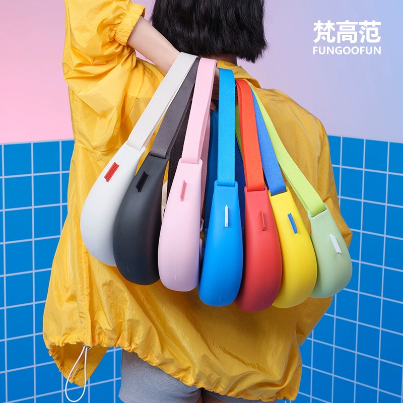 【柒柒Moon】梵高范香蕉包潮流时尚休闲百搭斜挎包男女同款