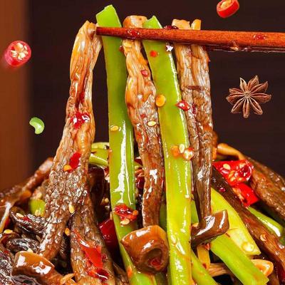 贡菜鹿茸菇湖南特色香辣脆爽追剧休闲解馋零食网红下饭菜零食过瘾