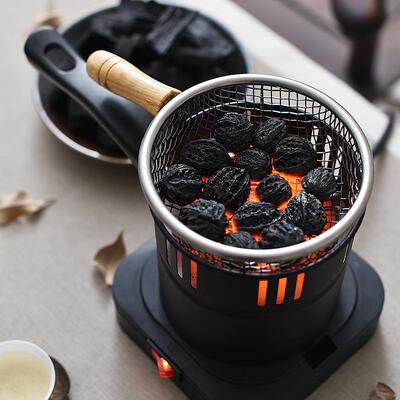 围炉煮茶点炭器起火神器炭炉引火木炭核桃炭点碳机乌榄炭燃碳炉
