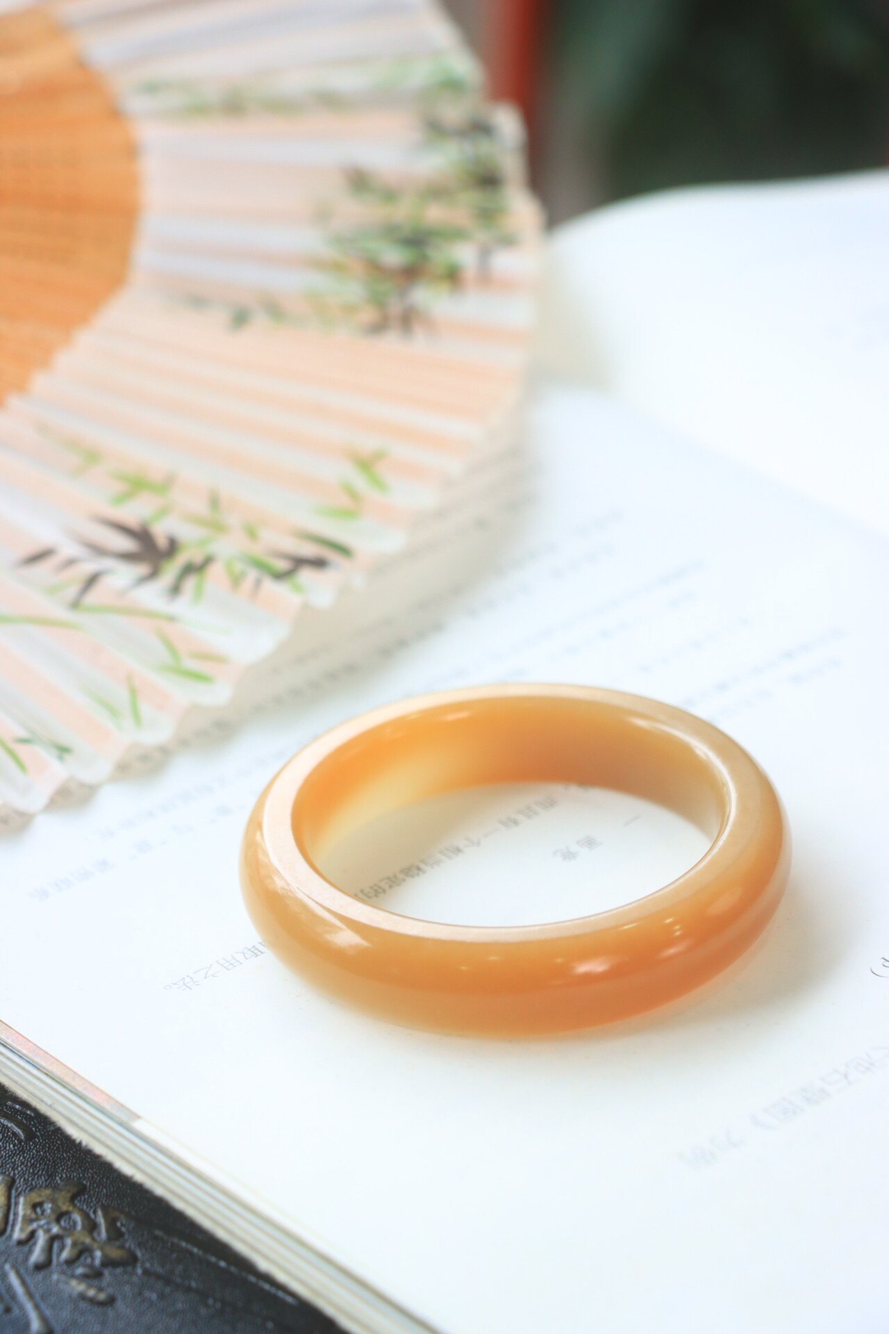 正宗新疆和田玉且末糖白玉56mm手镯天然红糖白肉高油高润收藏送礼