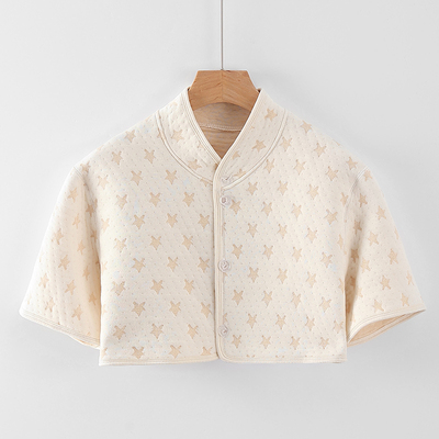 四季纯棉保暖护肩睡觉颈椎坎肩