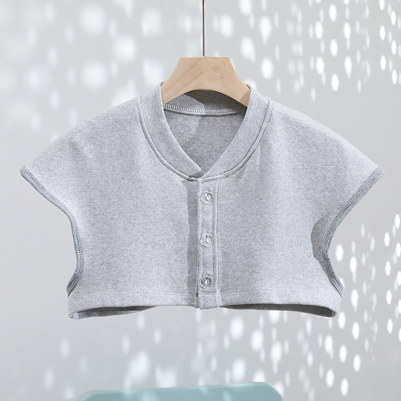 薄款彩棉護肩膀頸椎坎肩月子披肩