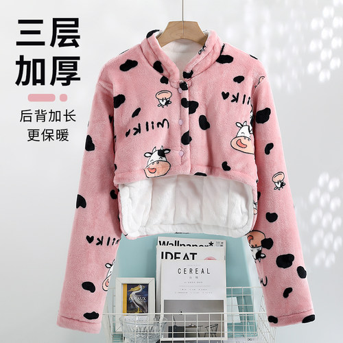 法兰绒颈椎睡觉护肩护肩颈椎坎肩