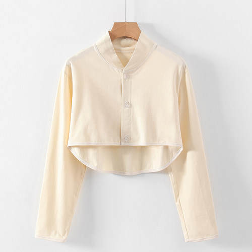 夏季纯棉薄款空调房护肩颈椎坎肩