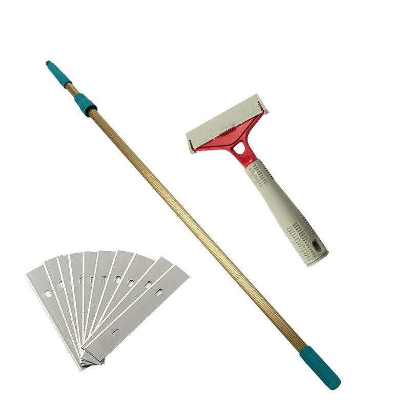 5.5米加长伸缩清洁铲刀加厚 铲墙玻璃清洁刀墙面地板瓷砖高空清洁,个性定制/设计服务/DIY,明信片定制,淘宝优惠券,粉丝福利购,淘宝优惠卷