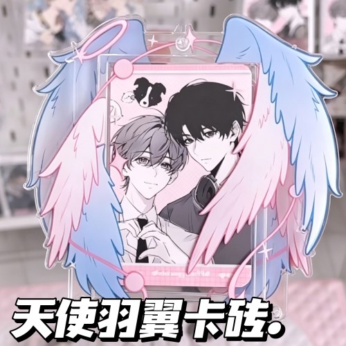 天使恶魔翅膀卡框谷美谷子展示