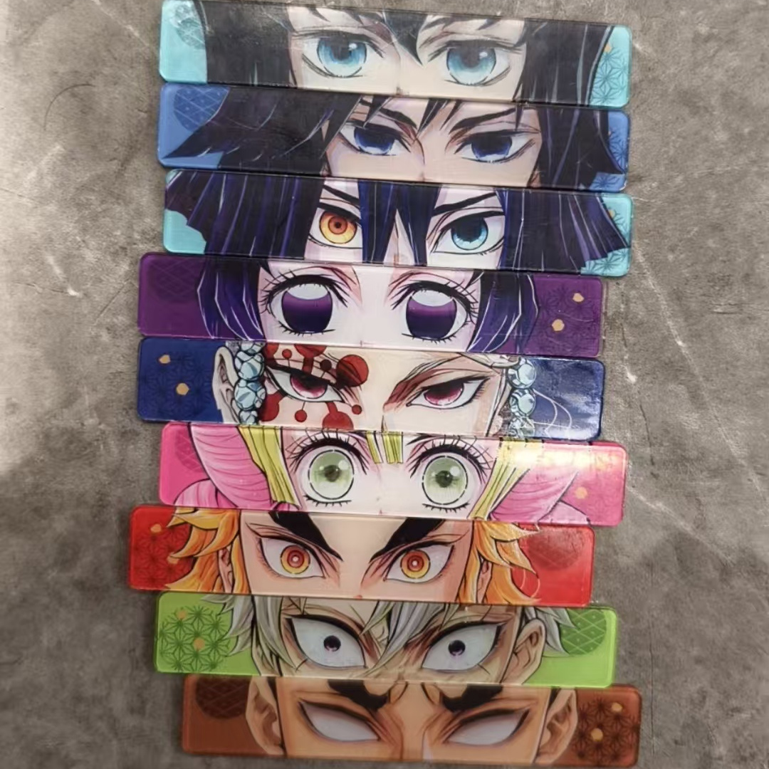 鬼灭之刃周边亚克力眼睛条