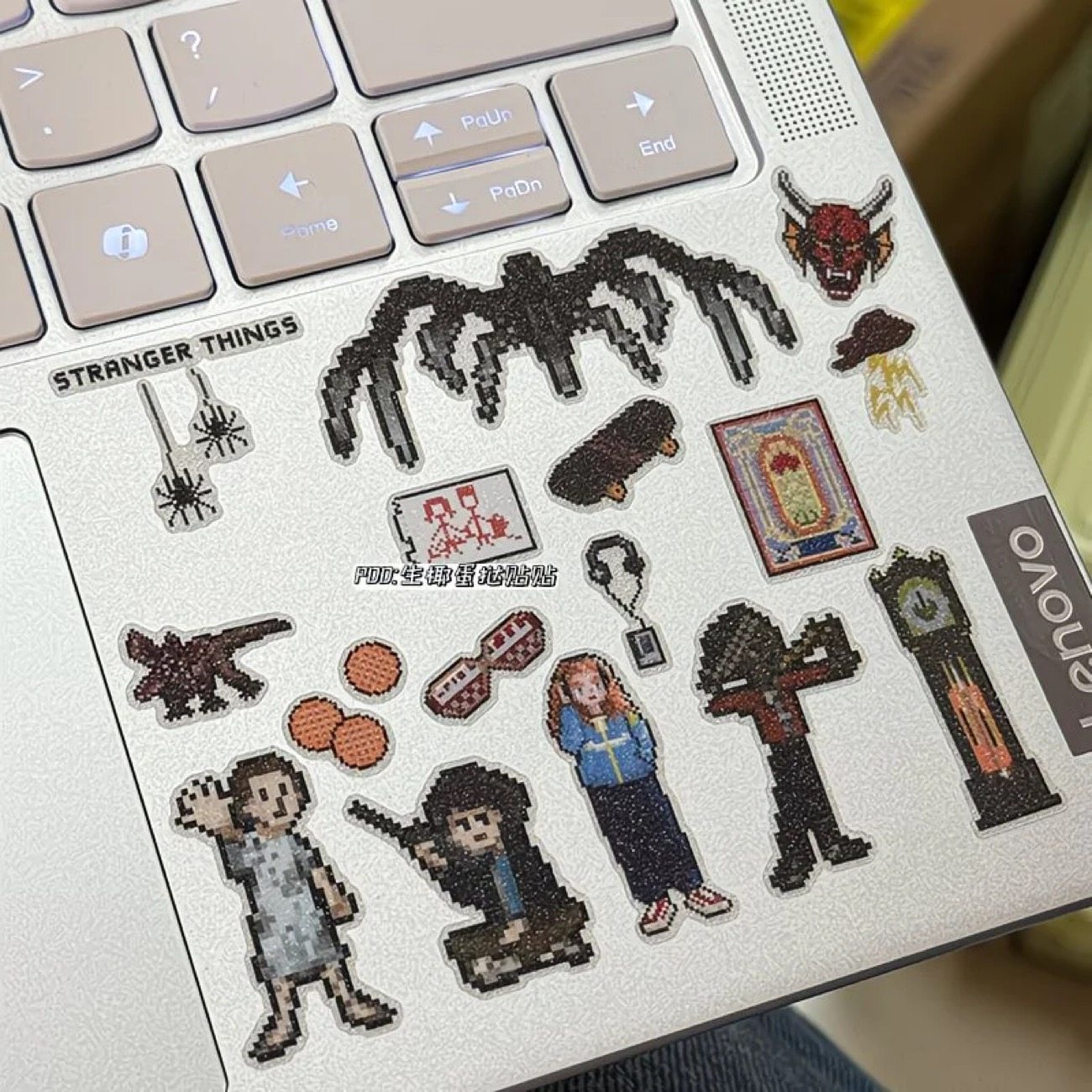 怪奇物语周边美式装饰贴纸同款