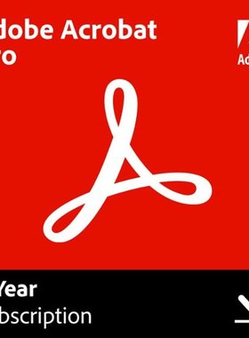 Adobe Acrobat Pro DC正版 授权PDF编辑软件2026新版年费激活订阅
