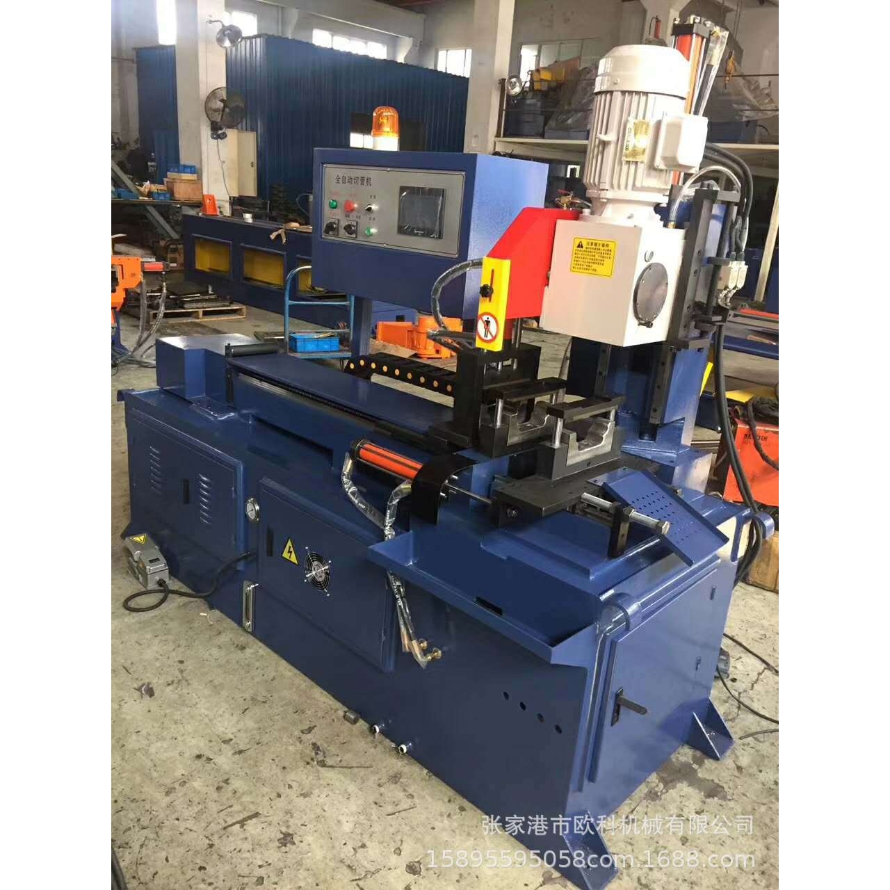 全自动上料切管机 伺服自动上料切管机 张家港数控自动上料切管机