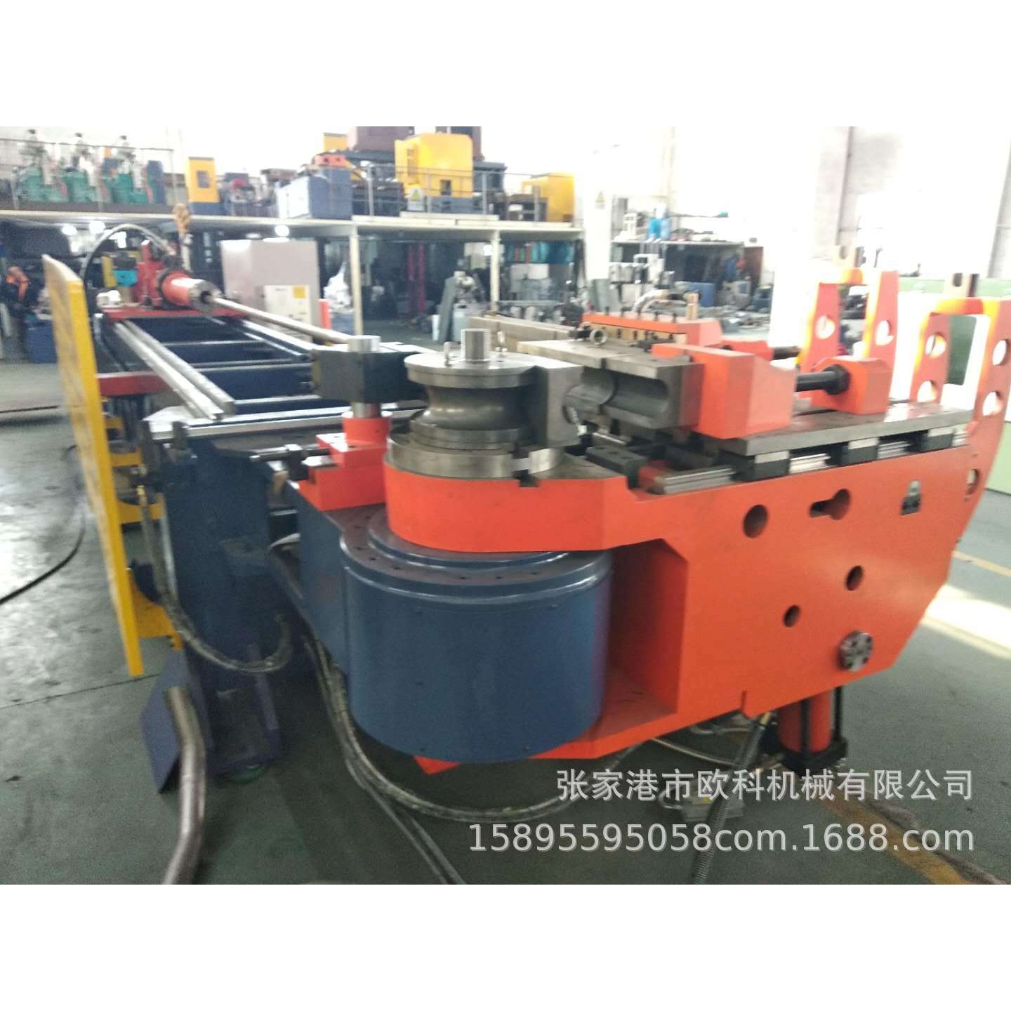 张家港伺服数控弯管机 DW-18CNC-3A-1S三维数控全自动弯管机