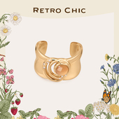 女神礼物 首饰 Chic意大利复古时尚 晨曦手镯轻奢女生 Retro