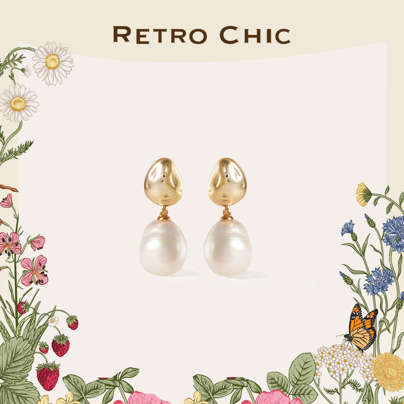 【女神礼物】RC Retro Chic意大利复古时尚 伊甸园果实珍珠耳环