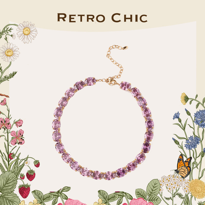 【女神礼物】RC Retro Chic意大利复古时尚首饰 香水葡萄晚宴项链