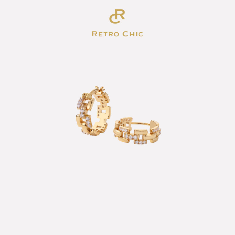 【新品上新】RC Retro Chic意大利复古时尚首饰 罗马星光链条耳环