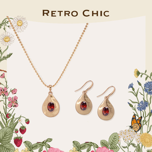 【女神礼物】RC Retro Chic意大利复古时尚 伊甸园无花果两件套