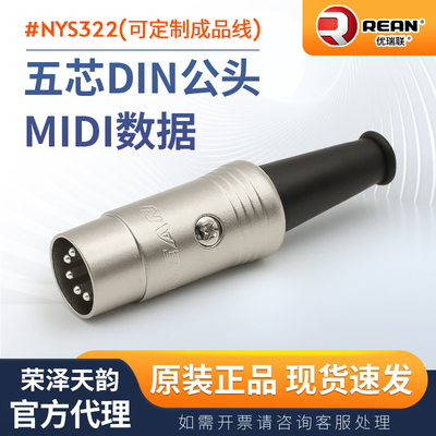 REAN5芯DIN公插头NYS322