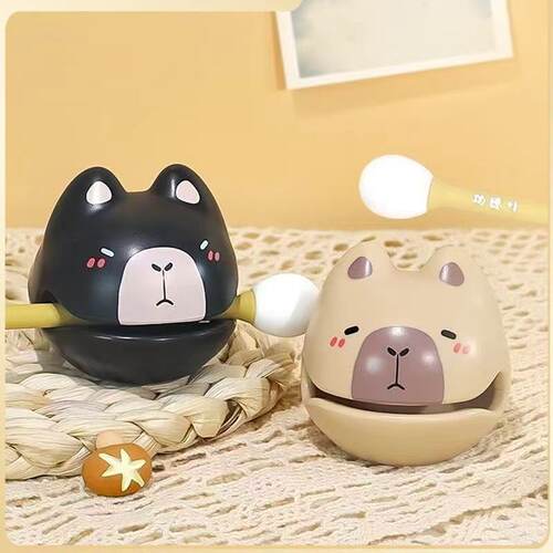 卡通木鱼敲打小猫减压解压神器