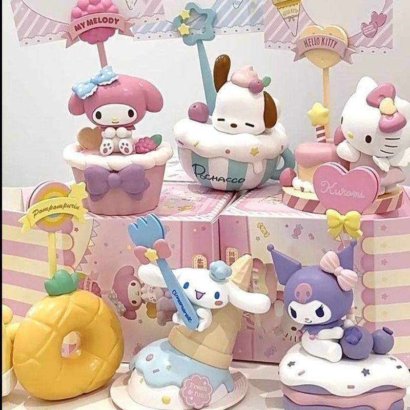 甜品便签盲盒手办库米美乐玉桂桌面便签摆件生日礼物