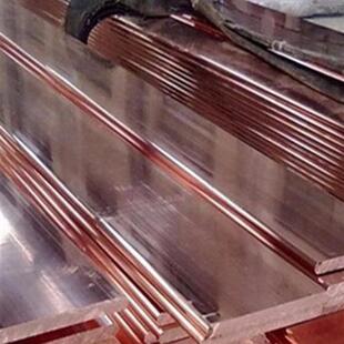 紫铜排扁条高纯度T2紫铜排厚度3.0mm4.0mm规格齐全质量保证可零切