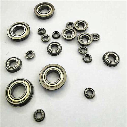 精密微型法兰轴承带单挡边迷你深沟球小轴承内径2 3 4 5 6 7 8 10