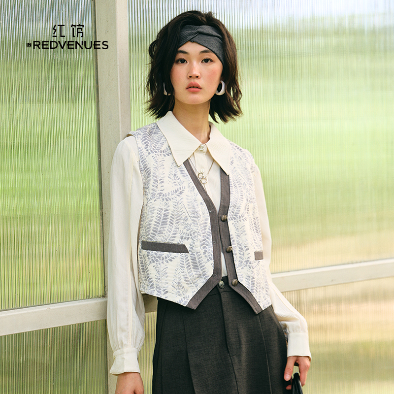 红馆|设计师款肌理衬衫女2025早秋上新小资上衣长袖女士衬衣减龄