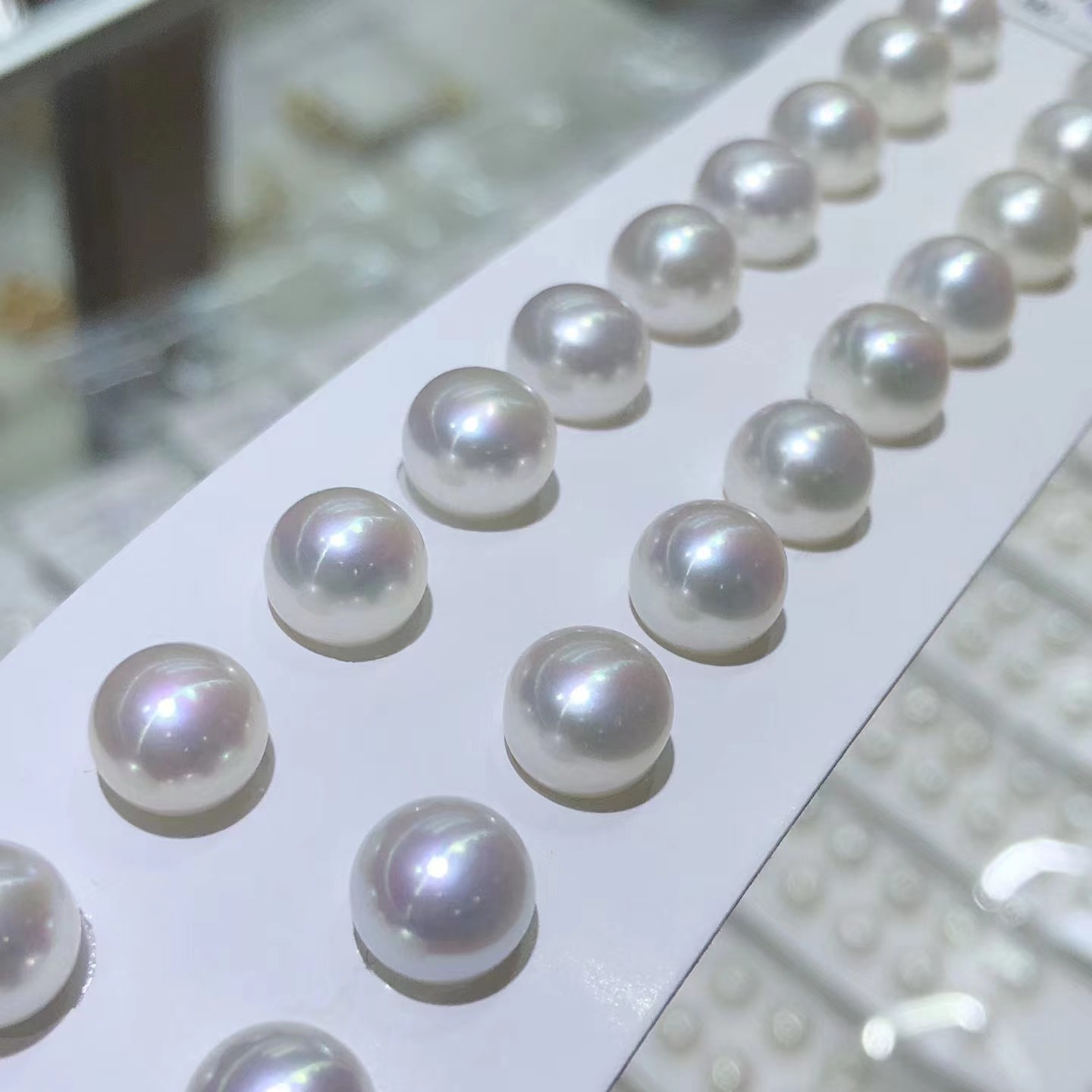 淡水珍珠馒头珠手工定制