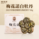 梅伯珍2021年梅花诺白牡丹30g紧压梅花饼正宗福鼎白茶官方旗舰店