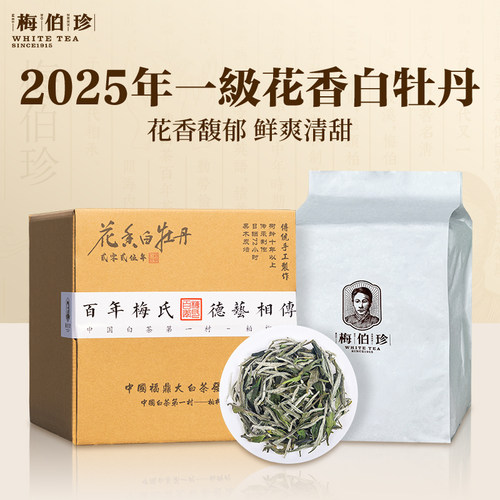 2025年梅伯珍花香白牡丹