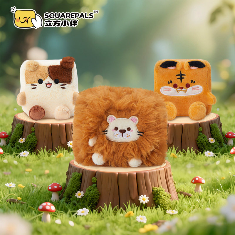 KKV正品立方小伴软萌动物系列毛绒捏捏盲盒解压发泄捏捏乐玩具,模玩/动漫/周边/娃圈三坑/桌游,潮玩盲盒,淘宝优惠券,粉丝福利购,淘宝优惠卷