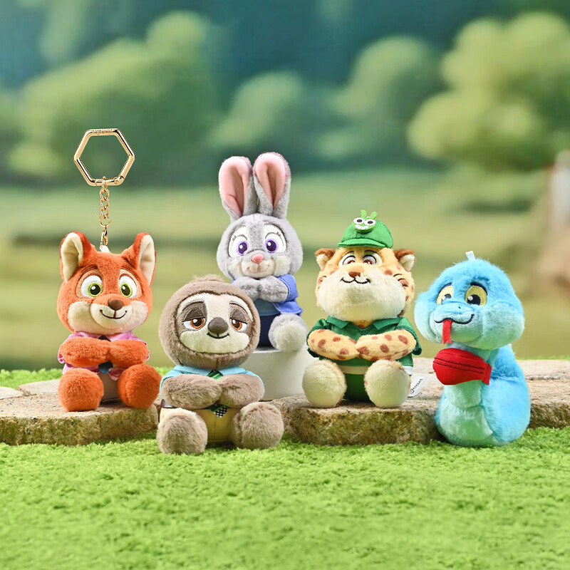 疯狂动物城2系列毛绒挂件