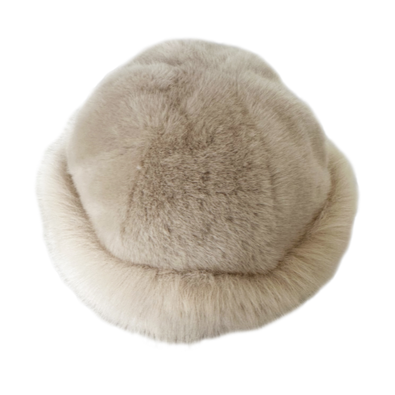 KKV冬日氛围基础毛绒渔夫帽