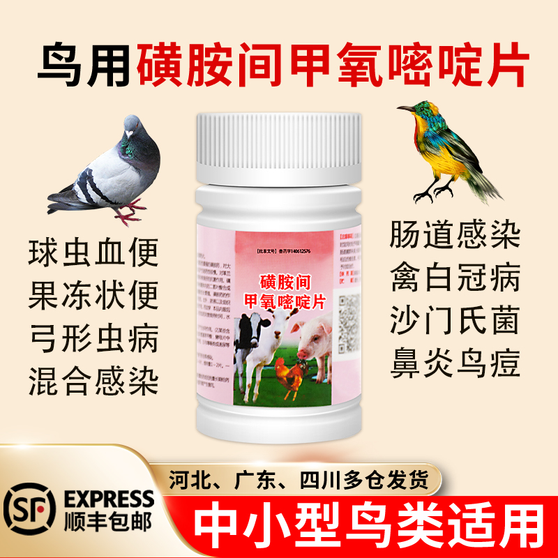鸟用球虫药鼻炎药鸡痘顺丰包邮