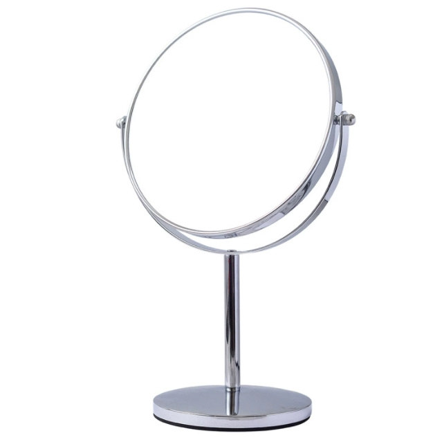 日本进口古迪双面台式桌面化妆镜美容院专用办公室超高清放大