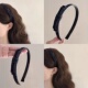 牛仔很甜 复古气质头箍防滑齿轮压发带 高级感小众设计蝴蝶结发箍